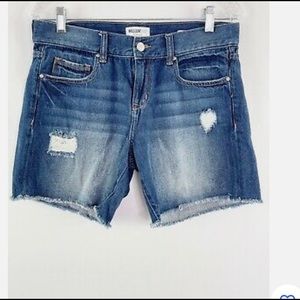 William Rast Denim Distressed Jean Shorts